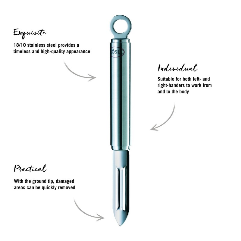 Rösle Right Handed Peeler., 19 x 2 x 2 cm