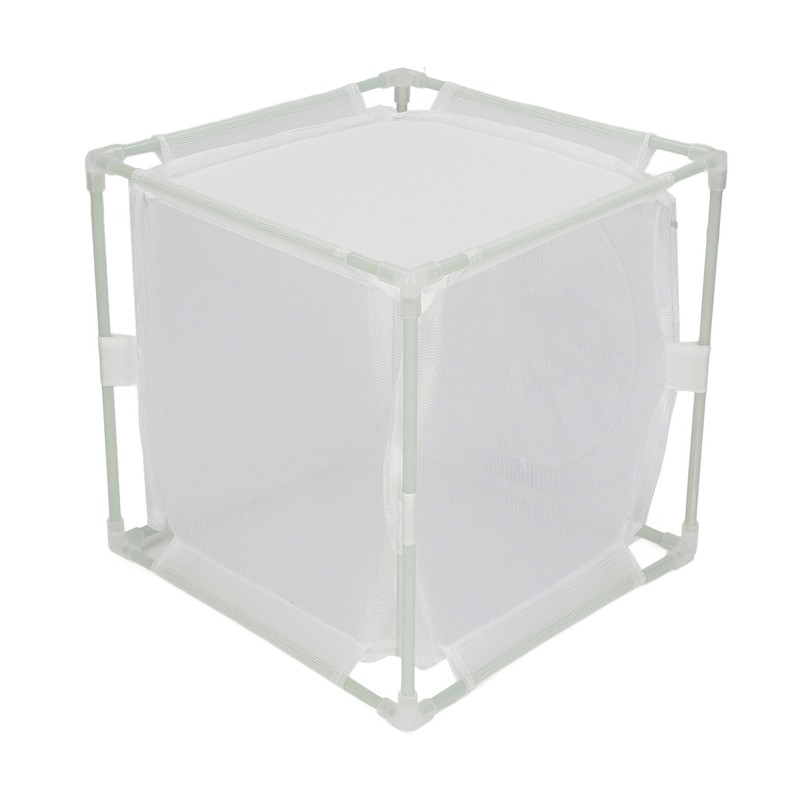 Insect Observation Cage PVC Mesh White Reusable Butterfly Habitat Breeding