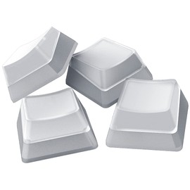 Razer Phantom Keycap Upgrade Set (White) Replacement Key Cap for US/UK Layout, Translucent Pudding Design, Switching between Engraving and Non-Engraving with LED On/Off, Supports 60%/65%/Numeric Keyless/Full Size Layouts, RC21-01740200-R3M1