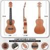 Ranch Concert Ukulele - Ukelele 23" Beginner Professional Kit with