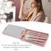 Kit de Brochas de Maquillaje con Espejo LED, Plegable Espejo,