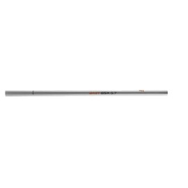City Sports Gait GSX 5.7 Alloy Lacrosse Shaft - Lightweight Strength with Traditional Grip for Power Shots (Silver)