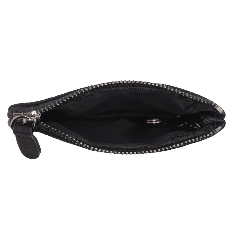 Velour Key Case with Key Ring & Metal Chain -