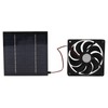 10W Solar Powered Panel Exhaust Fan Mini Ventilator Waterproof for