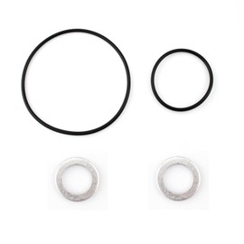 2 X New 12mm Oil Drain Bolt Aluminum Crush Washers & 1BIG and 1 small *94109-12000 &91301-107-000 O-RING (75X2.5) For for 2016-2020 Honda Pioneer 1000 SXS1000 M3 M5 Change Kit
