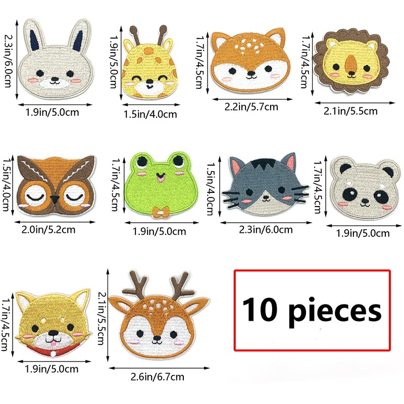 DHER Iron-On Patch, Sticker, Embroidered Patch, Applique, Cute Embroidery Patch,