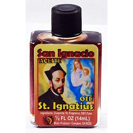 MW 12 Pieces BRYBRADAN Saint Ignatius Spiritual Oil SAN Ignacio ACEITE ESPIRITUAL 1/2 FL OZ 14.7ML