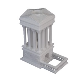 PLAYMATS Greek Temple 8.2 x 9.3 x 15.5 cm Fantasy Dice Tower for RPG and Board Games