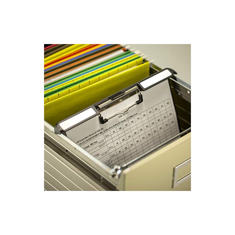 OfficemateOIC Klip N - Portapapeles para archivar paisajes, color carbón