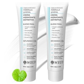 WEUD Crema Coreana Original, Crema Hidratante con Niacinamide, Centella Asiática, Colágeno, Hialuronato de Sodio, 100% Natural, Hipoalergénica, Crema Facial para Todo Tipo de Piel (200g/7.06oz)