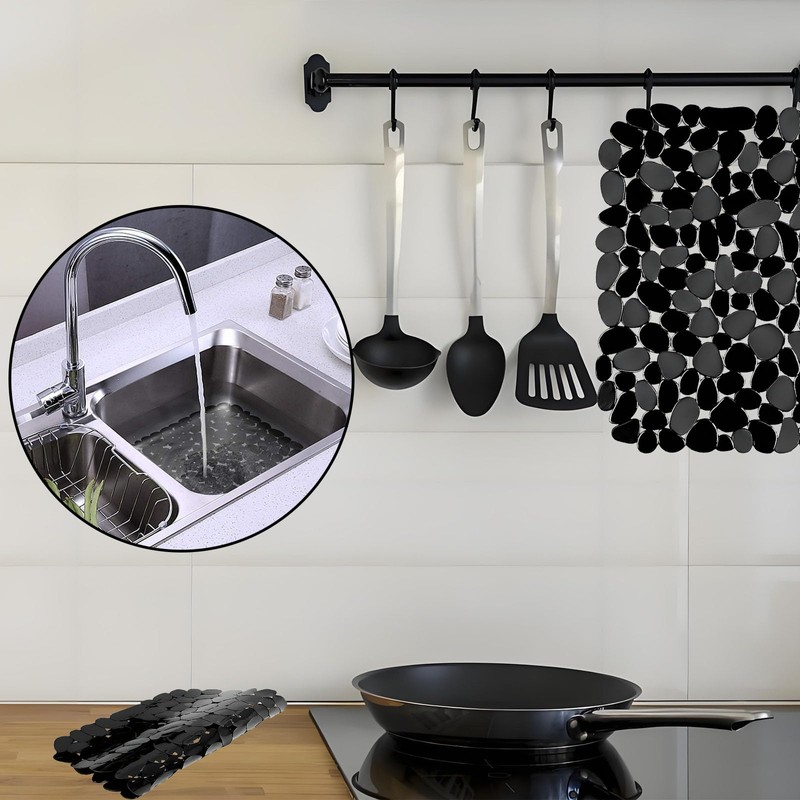 ClcIosis Pack of 2 sink inserts, sink mat, sink mat