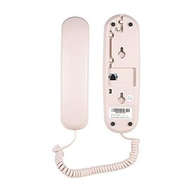 Zitainn Mini Escritorio con Cable Tel?fono Fijo Tel?fono de Pared Soporta Funciones de Silencio/pausa/espera/reinicio/flash/rellamada para la Oficina 