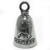 Guardian Rottweiler Breed Dog Motorcycle Biker Luck Gremlin Riding Bell