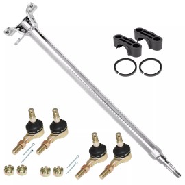 Caltric Steering Stem Shaft W/ Tie Rod End Kit for Yamaha YFZ450 2004 2005