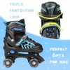 Kids Roller Skates for Boys Adjustable Roller Skates for Men