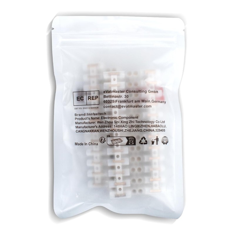 Innfeeltech Wire Connector Terminal, X3 Terminals Quick Connector Wire Terminal