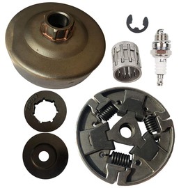 FJSa Clutch Drum 3/8" 7 Tooth Chain Sprocket E-Clip for STIHL 064 066 MS660 Replacement Part