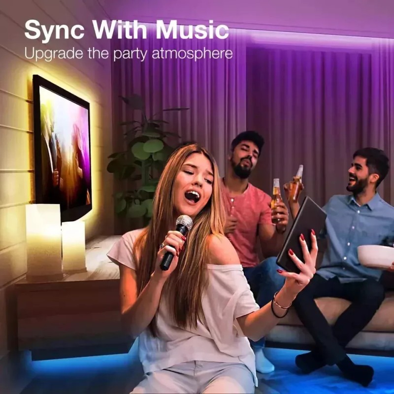 DAYBETTER 100Ft LED Strip Lights, Smart Light with App Remote