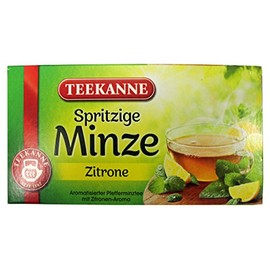 TEEKANNE Minze Zitrone (mint lemon) / 2x 20 tea bags / fresh + direct german-import