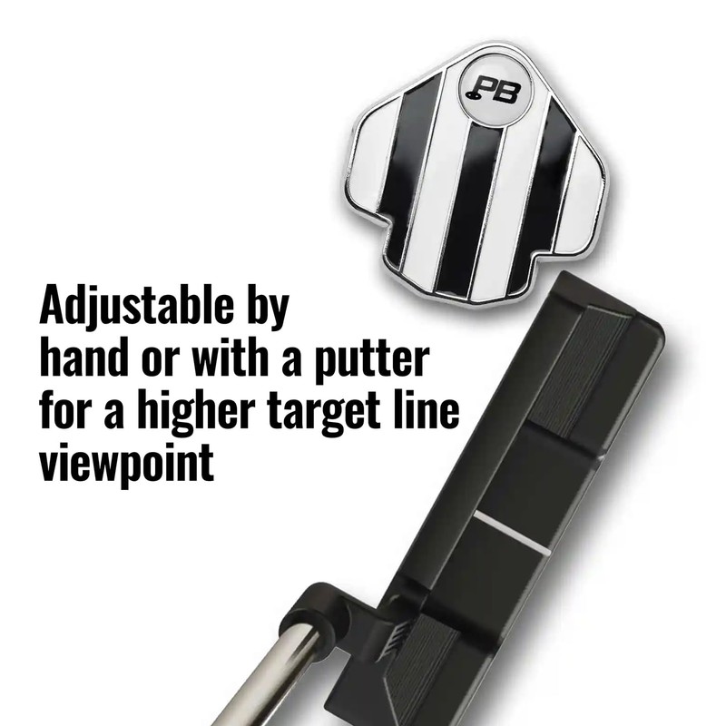 PuttBANDIT Alignment Golf Ball Marker (black)