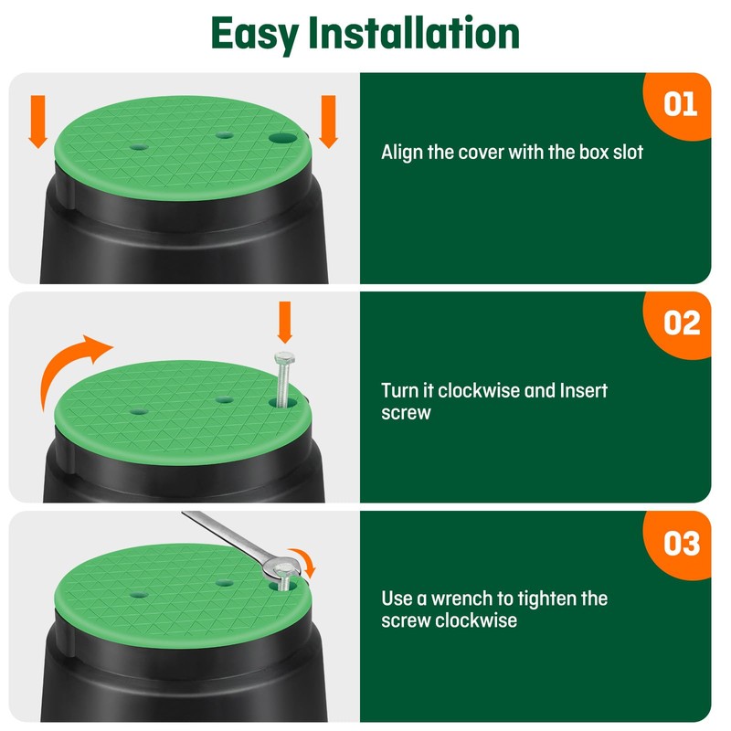 Multi-purposed Electrical Splice Box,Ground Observation Well Underground Junction Box Valve