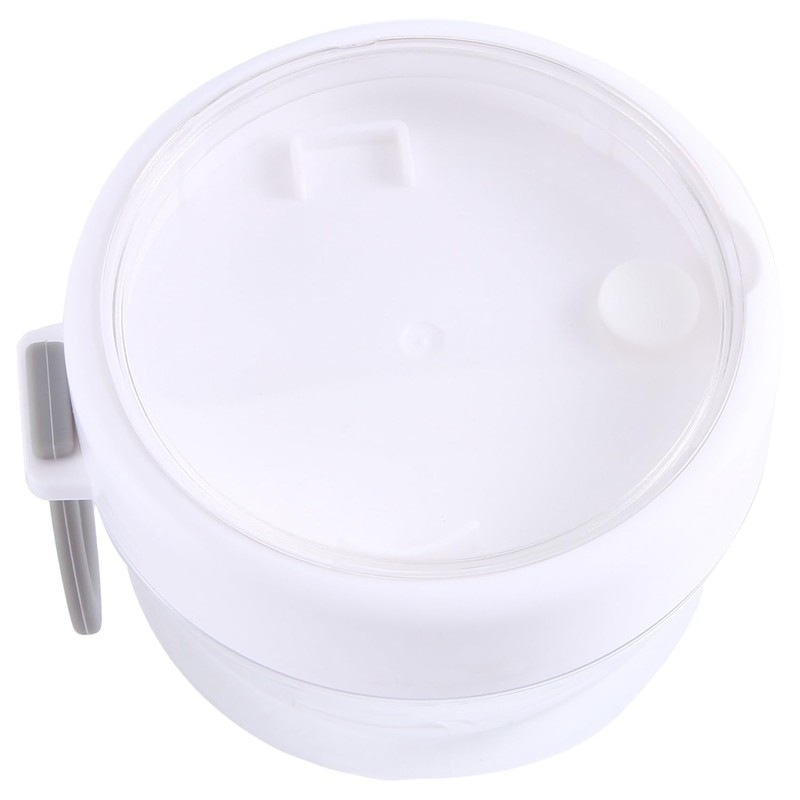 Souhgaue Overnight Oat Containers with Lid and Spoons 2PCS, 20Oz