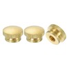 sourcing map Knurled Thumb Nuts, 3Pcs M8 x D20mm x