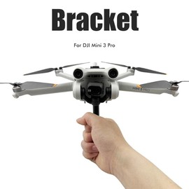 Hand Holder for Mini 3 Pro Drone, Hand Grip for Hand Launch and Landing, One Shot Shooting, Long Take (Black), black