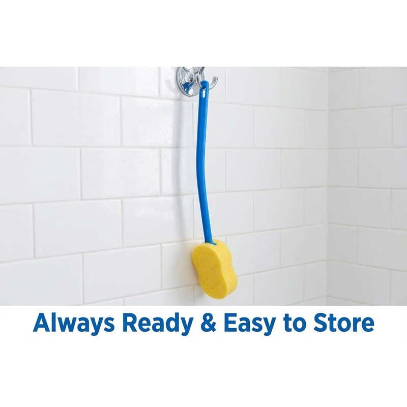 NOVA 23” Extra Long Bath & Back Sponge Brush –