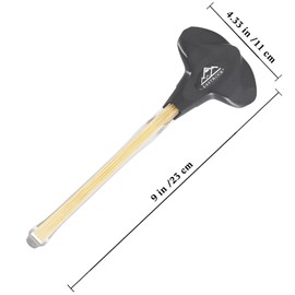 EASTROCK Guitar Bow, 2-in-1 Real Horsehair Guitar Bow for Acoustic, Create Violin & Cello-Like Sounds, Christmas Birthday Gift for Guitar Player and Music Lover, Long Black