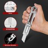 BECOWIN 7-In-1 Mutipurpose Utility Knife, Stainless Steel Retractable Box Cutter,