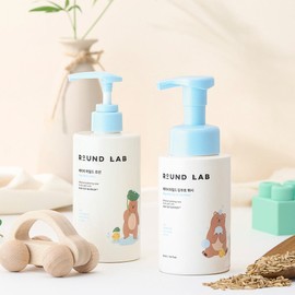 roundlab 라운드랩 베이비 마일드 탑투토 워시 300ml X 로션 300ml 2종 세트