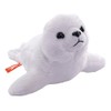 Wild Republic Pocketkins Eco Harp Seal, Stuffed Animal, 5 Inches,