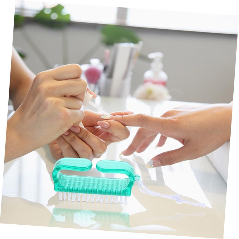 Mikinona 8pcs Fingernail Cleaning Brush Durable Nail Brushes for Manicure