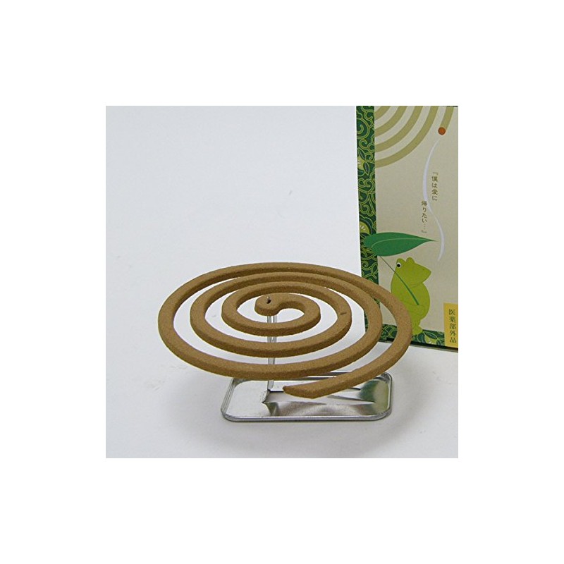 Honmono Research Institute Frog Seal Natural Katori Incense Stick, 30