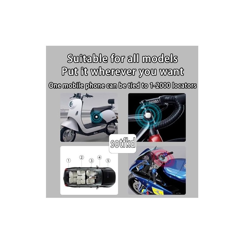 2 Pack Vehicle GPS Trackers with Magnetic Shell for iOS