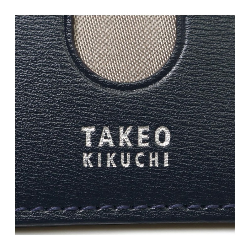 Takeokikuchi 1070223 Men's York Pass Case with Reel, [41] Navy