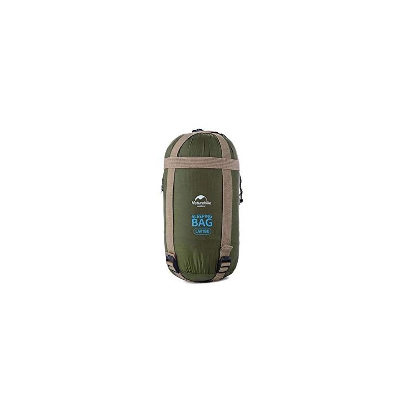 Naturehike 703212 Ultralight and Compact Cotton Sleeping Bag, Green, M/190