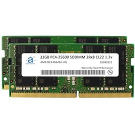 Adamanta 64GB (2x32GB) Compatible for HP EliteBook 645 G10, 655 G10 Laptop DDR4 3200MHz PC4-25600 SODIMM 2Rx8 CL22 1.2v Notebook Memory RAM Upgrade
