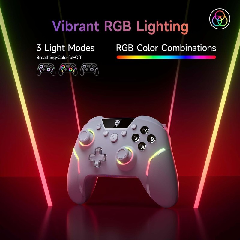 X20 Wireless Gaming Controller with RGB Backlit, 2-Stage Hall Effect