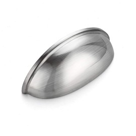 Ravinte 15 Pack 3 inch Drawer Pulls Brushed Nickel Cabinet Cup Pulls Kitchen Hardware Cabinet Handles Drawer Handles Knobs