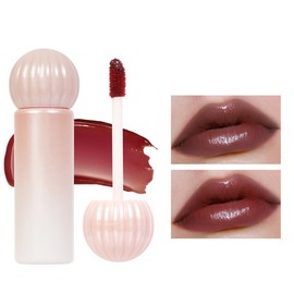 Easilydays Mirror Glossy Lip Gloss, Moisturizing Lip Tint, Shiny Glass Lip Look, Non-Sticky & Long Lasting, Hydrated & Fuller-Looking Lips, Nourished Lip Oil Lip Glaze Liquid Lipstick for Women, 04