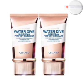 sellabo Cellabo Sun Cream Skin Care Water Dive 2026 Lee Chan-seok + Puff 60ml, 2 pcs. / 셀라보 선크림 스킨케어 워터다이브 2026 이찬석+퍼프 60ml, 2개