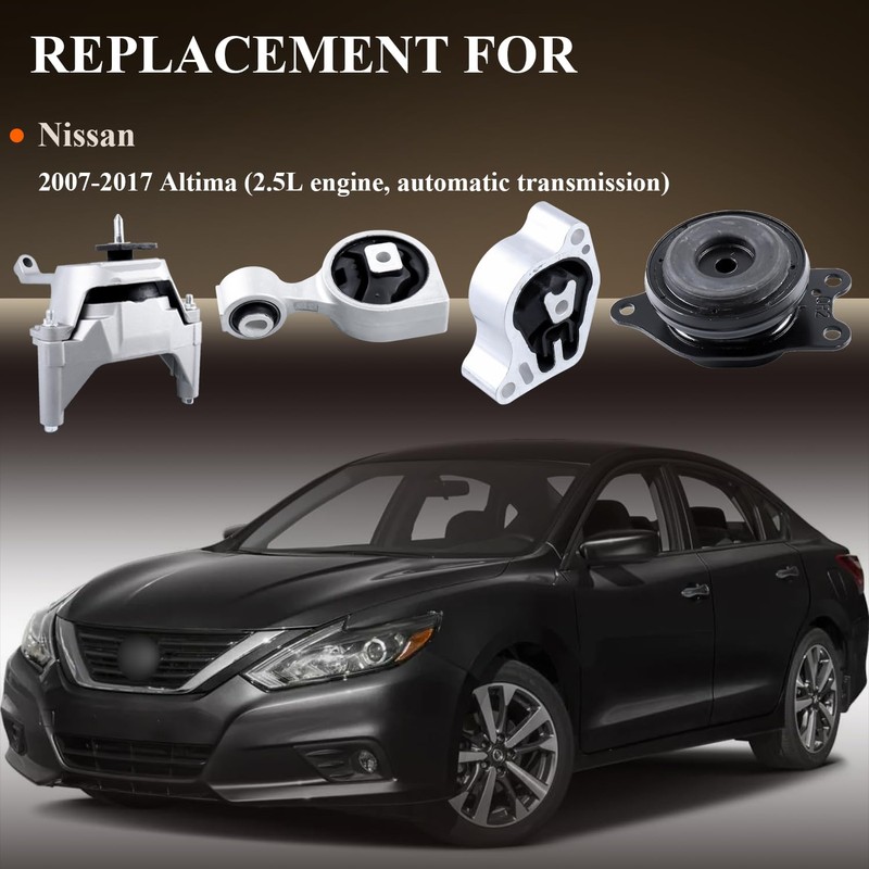 Engine Motor Mount & Trans Mount Replacement for 2007 2008