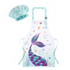 WERNNSAI Apron and Chef's Hat Set, mermaid