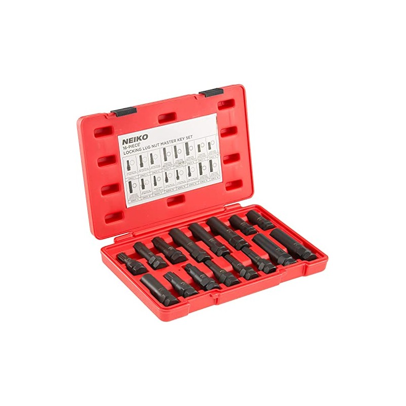 Neiko 02457A Juego de llaves de tuerca de lengüeta, kit
