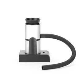 HENDI Smoking Box, Smoking Gun, Also with Tea and Spices, Removable Smoke Chamber, Use with One Hand, Food, Cheese, Drinks, Cocktail, 90 x 54 x (H) 122, Aluminium