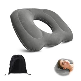 ClcIosis Inflatable Orthopaedic Cushion Seat Cushion, Inflatable Orthopaedic Cushion for Long Sitting on Office Chairs, Hemorrhoids Seat Cushion, Inflatable for Office Chair, Wheelchair, Doughnut