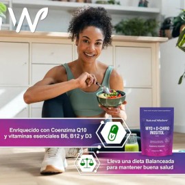Myo  D-Chiro Inositol 401 con CoQ10, D3 y Hierro  Equilibrio Hormonal, SOP, Fertilidad y Energía Femenina  150g                                       
