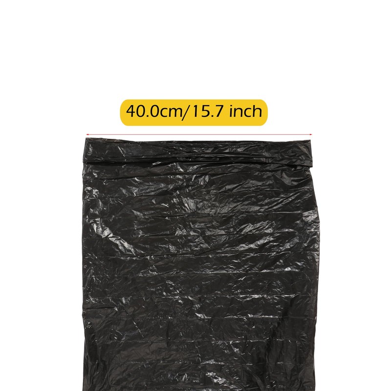 Automatic Trash Can Refill Bags 6 Rolls Black Trash Bags